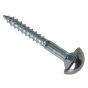 Mirror Screw Chrome Domed Top Slotted ZP 1.1/4in x 8 Forge Pack 8 by Forgefix - FPMS1148