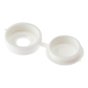 Hinged Cover Cap White No. 10-12 Bag 100 by Forgefix - 100HCC0L