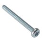 Machine Screw Pozi Pan Head ZP M4 x 40mm Bag 25 by Forgefix - 25MSPH440