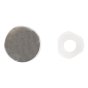 Domed Cover Cap Chrome Coloured No. 6-8 Bag 25 by Forgefix - 25PDT5