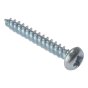 General Purpose Pozi Screw Round Head TT ZP 1in x 6 Box 200 by Forgefix - RH16ZP