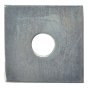 Square Plate Washer ZP 50 x 50 x 12mm Bag 10 by Forgefix - 10SQPL5012
