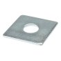 Square Plate Washer ZP 50 x 50 x 10mm Bag 10 by Forgefix - 10SQPL5010