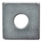 Square Plate Washer ZP 50 x 50 x 10mm Bag 10 by Forgefix - 10SQPL5010