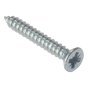 Self-Tapping Screw Pozi CSK ZP 1/2in x 6 Box 200 by Forgefix - STCSK126ZP