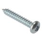 Self-Tapping Screw Pozi Pan Head ZP 1.1/2in x 8 Box 200 by Forgefix - STPP1128ZP