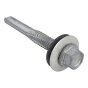 TechFast Hex Head Roofing Screw Self-Drill Heavy Section 5.5 x 38mm Pack 100 by Forgefix - TFHH5538