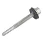 TechFast Hex Head Roofing Screw Self-Drill Heavy Section 5.5 x 51mm Pack 100 by Forgefix - TFHH5551