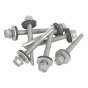 TechFast Hex Head Roofing Screw Self-Drill Heavy Section 5.5 x 51mm Pack 100 by Forgefix - TFHH5551