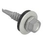 TechFast Hex Head Roofing Screw Self-Drill Light Section 5.5 x 25mm Pack 100 by Forgefix - TFHL5525