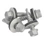 TechFast Hex Head Roofing Screw Self-Drill Light Section 5.5 x 25mm Pack 100 by Forgefix - TFHL5525
