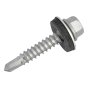 Hex Head Roofing Screw 5.5 x 32mm for Light Section - Pack 100 by Forgefix TFHL5532