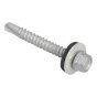 TechFast Hex Head Roofing Screw Self-Drill Light Section 5.5 x 45mm Pack 100 by Forgefix - TFHL5545