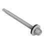 Hex Head Roofing Screw Self-Drill 5.5x70mm for Light Section - 50 Pack TFHL5570
