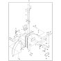 Blade Guard 26-30" Assembly for Husqvarna FS3500 G II Floor Saw