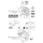 Decals for Husqvarna FS4600 G II Floor Saw