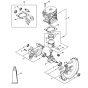Crankcase Assembly for Stihl FS 491C