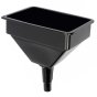 Garage Funnel with Filter 10"x6.5" Rectangular for Automotive Use - J8055/12