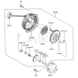Starter for Kawasaki FZ340D