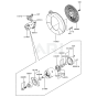 Starter for Kawasaki FZ790D