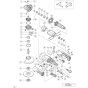 Main Assembly for Hikoki G12SE3