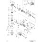 Main Assembly for Hikoki G12SR3