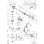 Main Assembly for Hikoki G13SB3