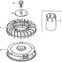 Flywheel Assembly for Honda GCV520