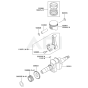 Piston/Crankshaft for GE5000AS