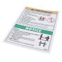 Decal Warning Standard Fork Safety for Genie SLA Manual Lift - 32687GT