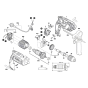 Bosch GSB 13 RE Drill Assembly