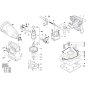 Bosch GSS 140-1 A Sander Assembly