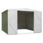 Galvanized Steel Shed Green 3 x 3 x 2mtr Sealey Part No. GSS3030G
