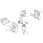 Bosch GSS 18V-10 Sander Assembly