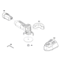 Angle Grinder Assembly for Bosch