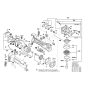 Angle Grinder Assembly for Bosch