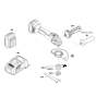 Cordless Grinder Assembly
