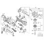 Main Assembly for Bosch GWS 18V-10
