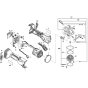 Main Assembly for Bosch Grinder