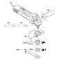 Main Assembly for Bosch GWS 7-115