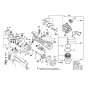 Angle Grinder Assembly for Bosch