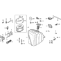 Muffler Assembly for Honda GX120UT2