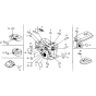 Label Assembly for Honda GX160K1