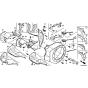 Fan Cover for Honda GX160T2