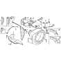 Fan Cover for Honda GX200U