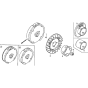 Flywheel Assembly for Honda GX200U