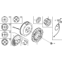 Flywheel Assembly for Honda GX240K1