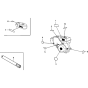 Label/Tool Assembly for Honda GX240U1