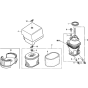 Air Cleaner for Honda GX270H