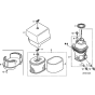 Air Cleaner for Honda GX270U